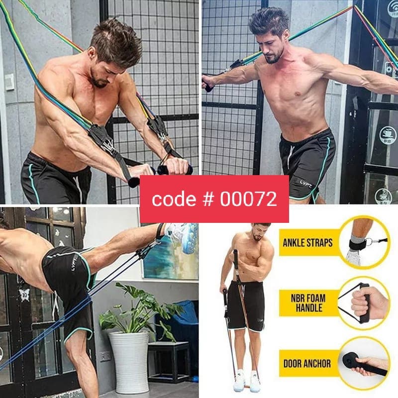 Power Resistance Band Home Gym