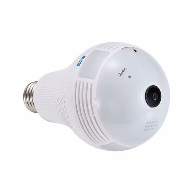 Bulb Camera 360-Degree CCTV