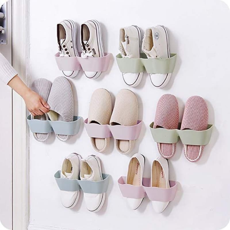 Wall Mounted Shoe Rack Per PCs