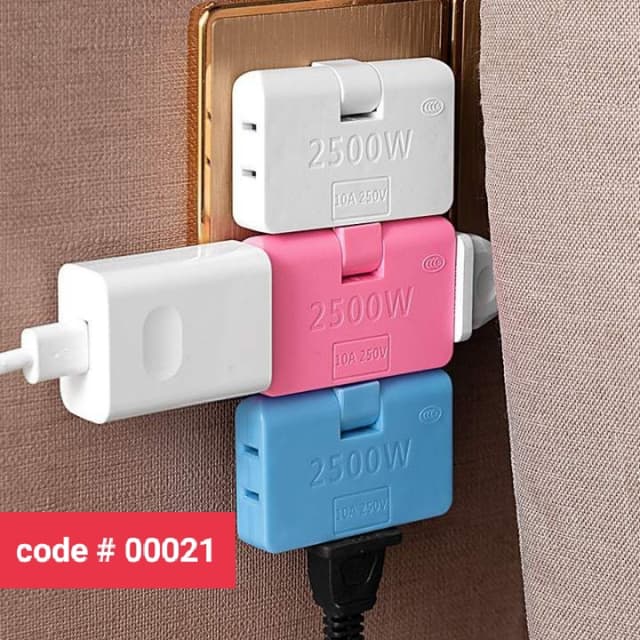 Ultra Thin 3 In 1 Socket Foldable Pin