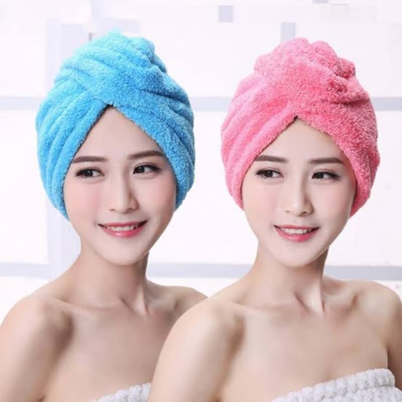 Women Quick Hair Drying Microfiber Bath Towel