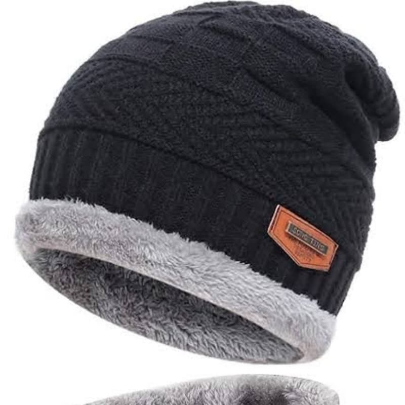 Neck Warmer With Winter Hat