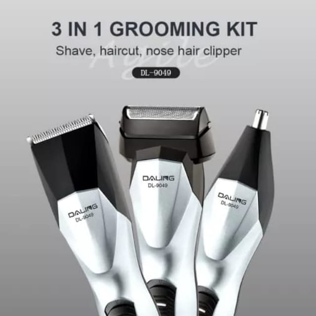 Daling Multi Function Purpose 3 In 1 Rechargable Trimmer