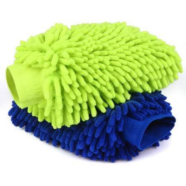 Double Sided Micro Fiber Washing Gloves