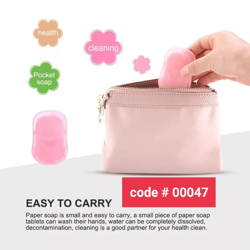 Disposable Paper Soap 20 Pcs