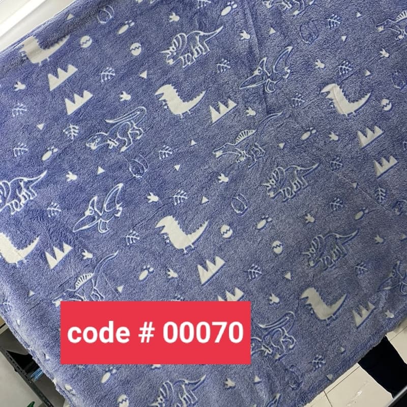 Glow Blanket 100x150 cm Pink & Blue