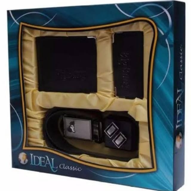 Ideal Classic Belt Wallet Gift Set