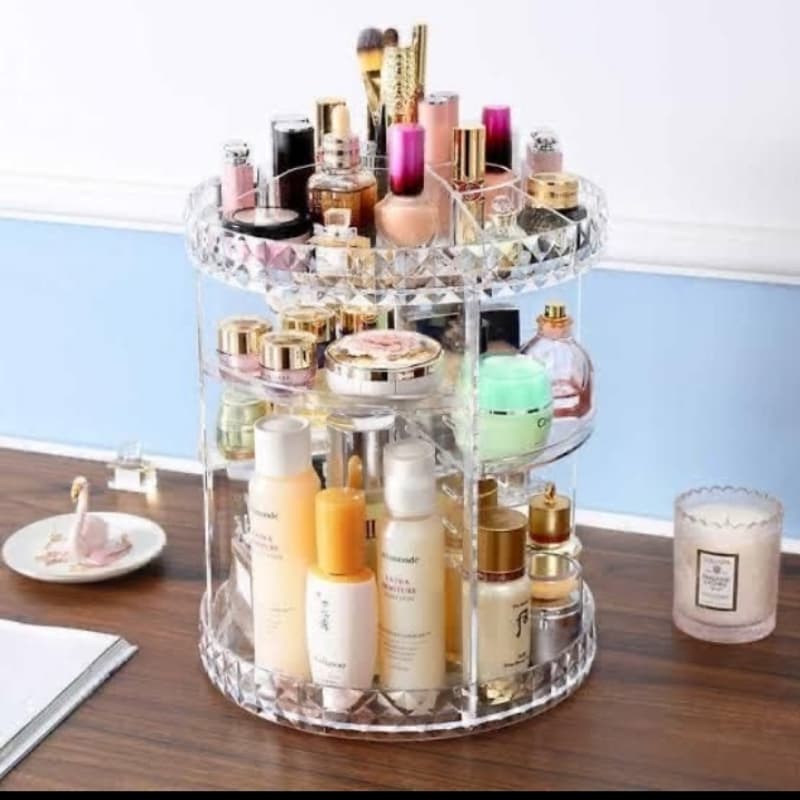 Diamond Cut Cosmetic Organizer Big Size