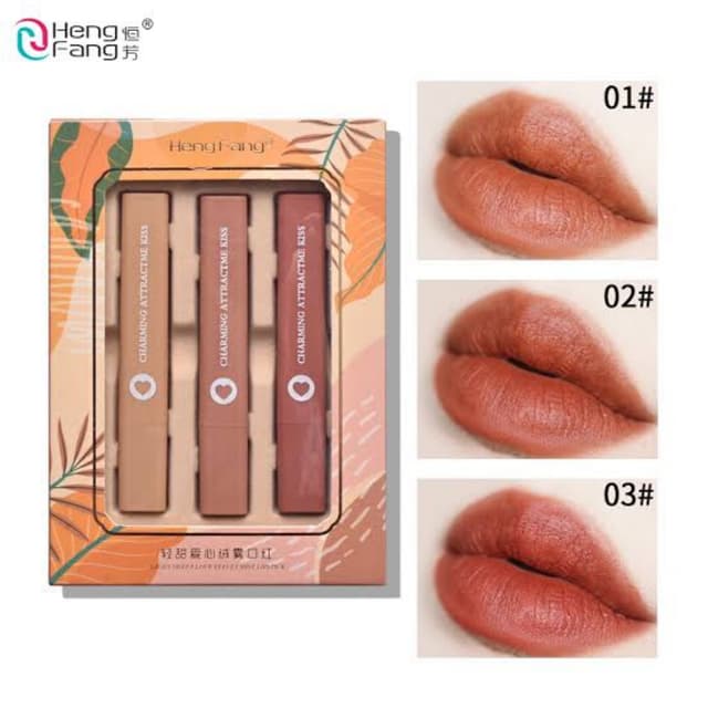 Pack Of 3 Lipsticks Heng Fang