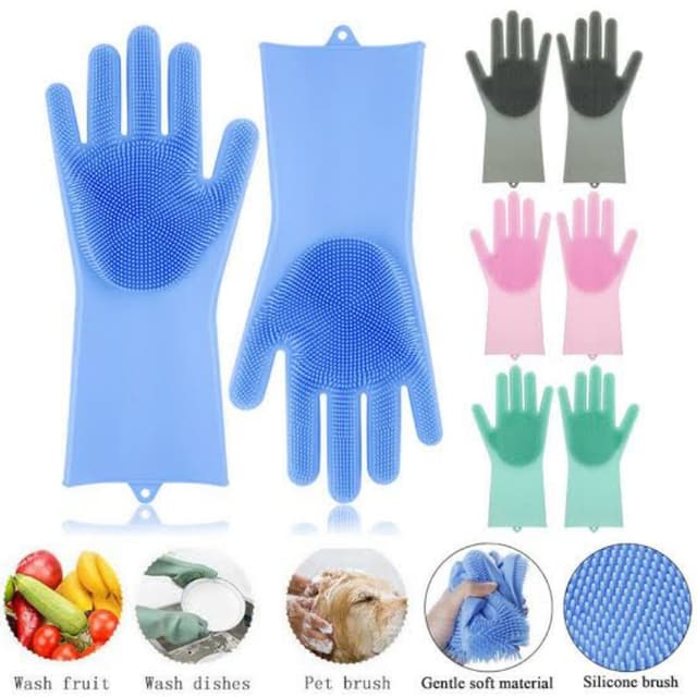 Silicone Dishwashing And Multi purpose Gloves