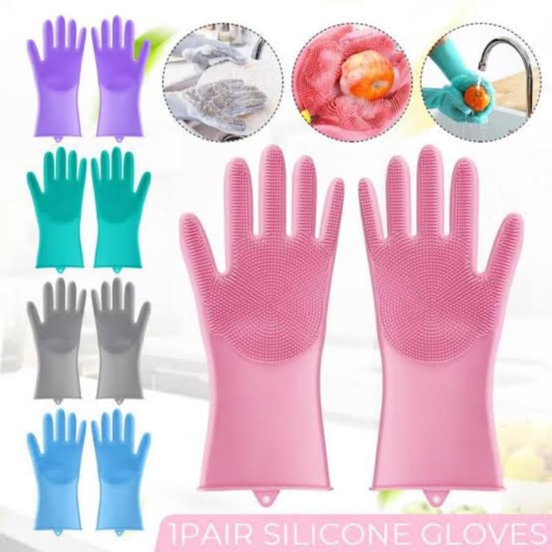 Silicone Dishwashing And Multi purpose Gloves