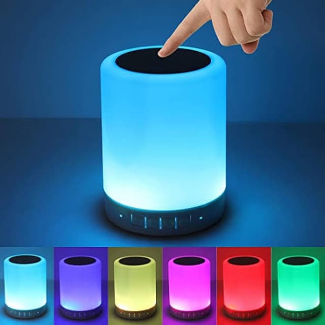 Portable Smart Bluetooth Speaker And Touch Pad Light