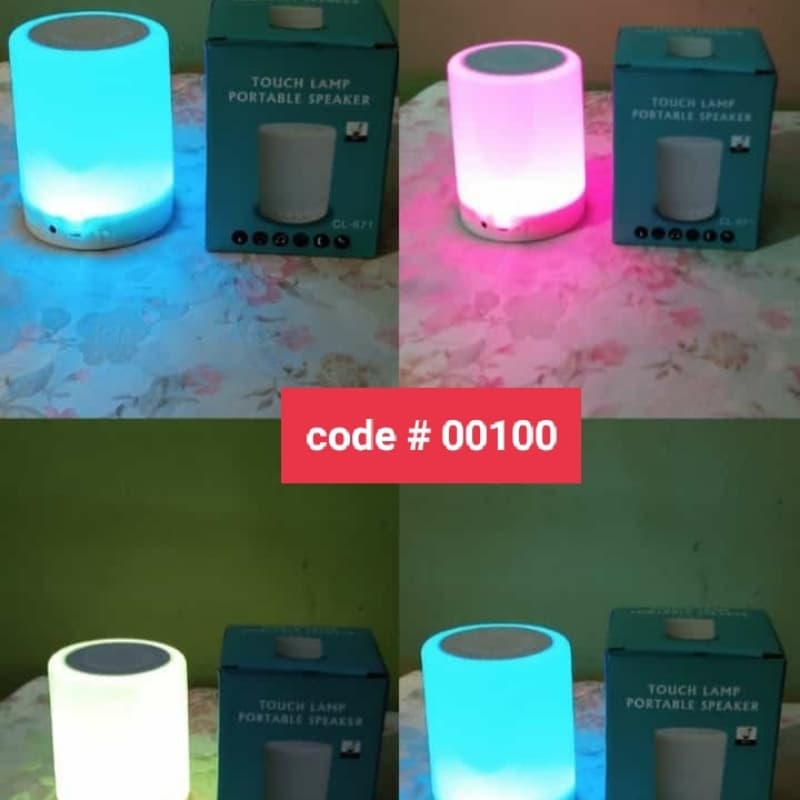 Portable Smart Bluetooth Speaker And Touch Pad Light