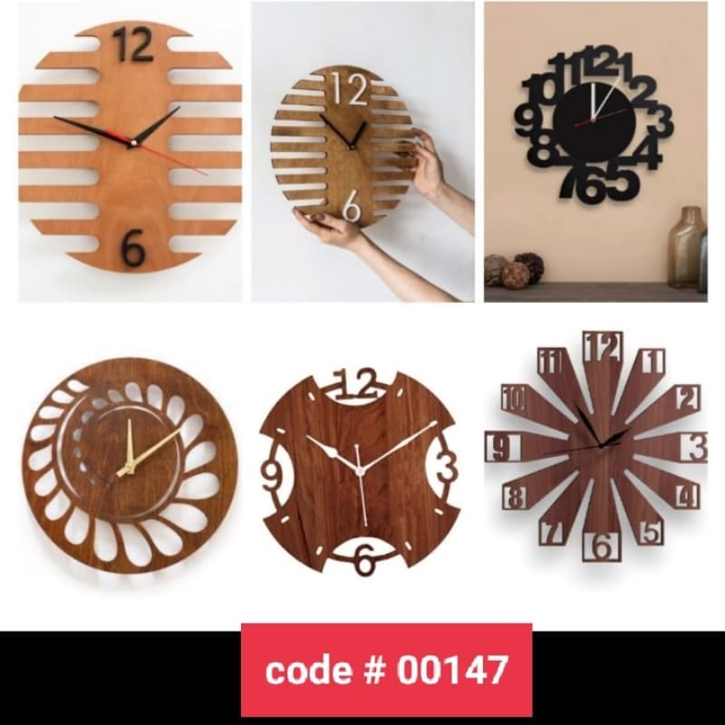 Wooden Wall Clock Stylish