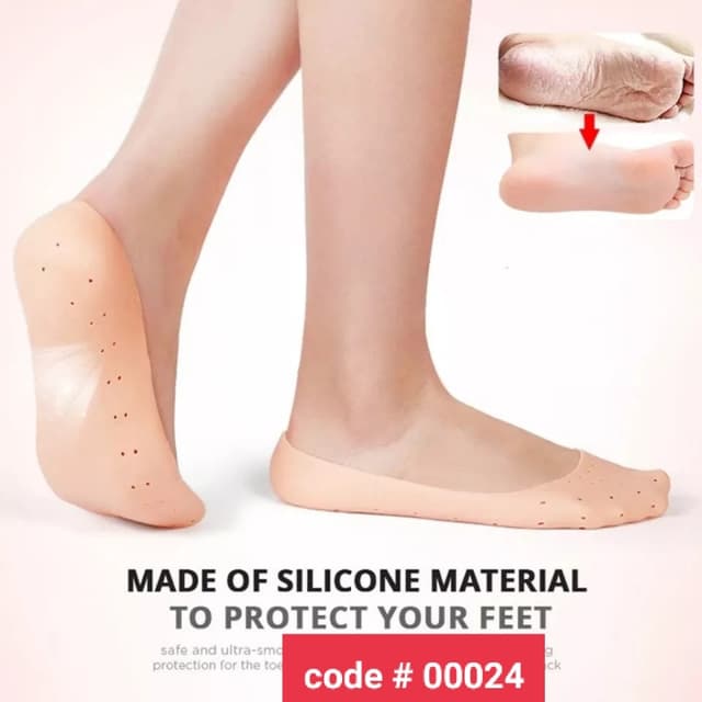 Silicone Insole Moisturizing Socks Heels Protector Anti Crack Full Size