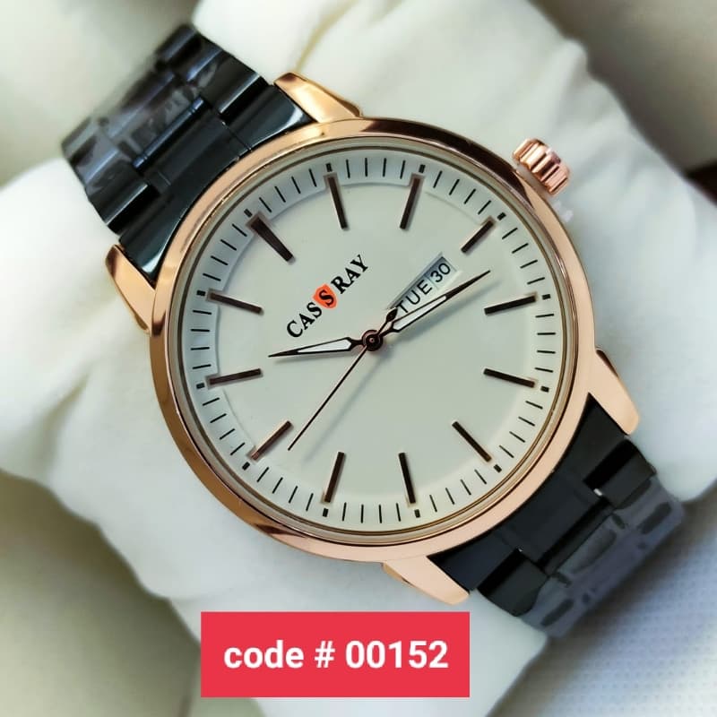 CASSRAY Day Date Working Watch For Gents