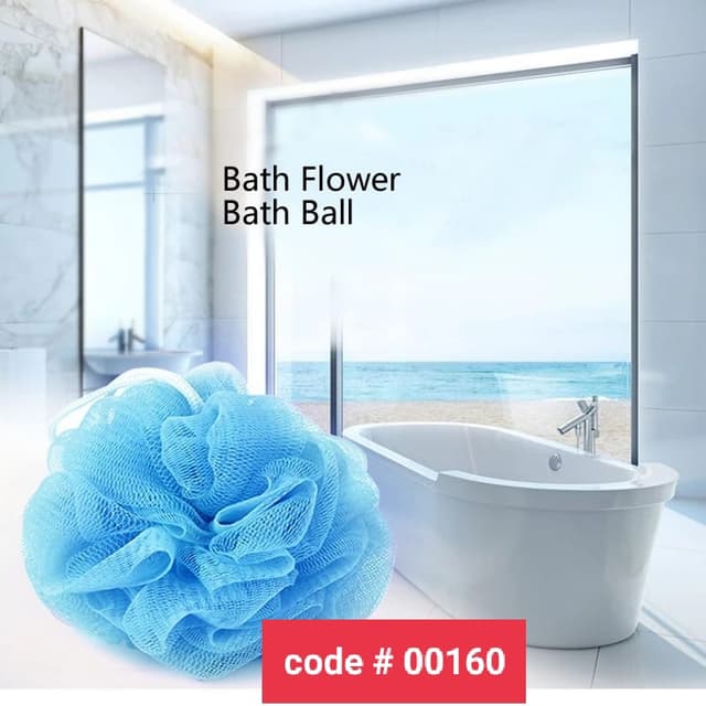 Cleaning Bath Sponge / Shower Ball 2 Pcs Pack