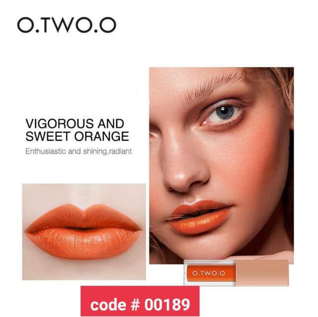 O.TWO.O Lips & Cheek 2 in 1 (2 shades Available) 100% Original Each