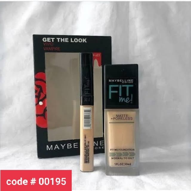 MAYBELLINE NewYork Fit Me Foundation And Concealer Set Pack Price