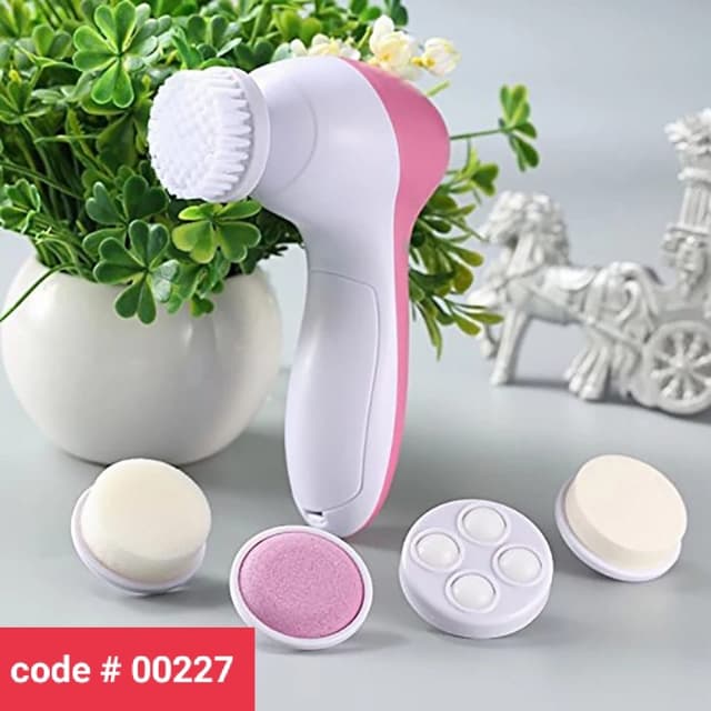 5 in 1 Face Massage Skin Care Faical Brush Battery Operated