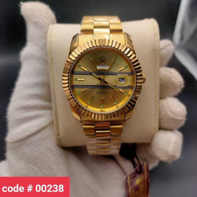 Rolex Men's Watch Date & Day Working