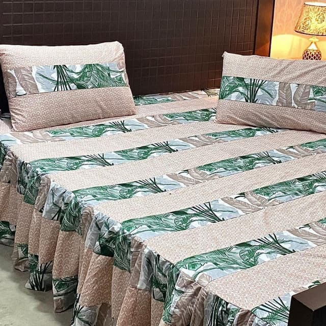 PATCHWORK FRILL BED SHEETS
