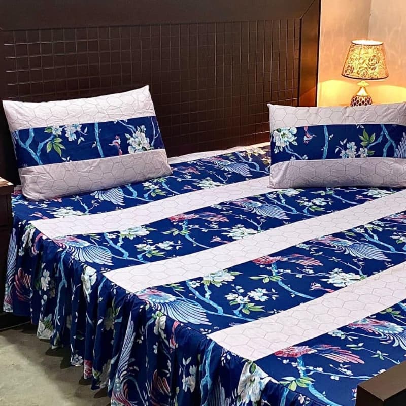 PATCHWORK FRILL BED SHEETS