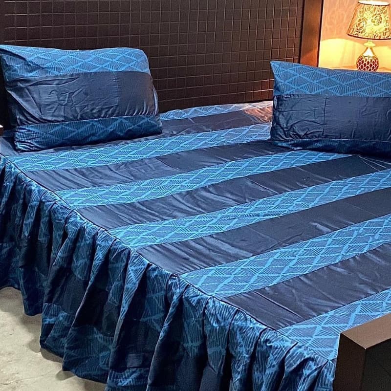 PATCHWORK FRILL BED SHEETS
