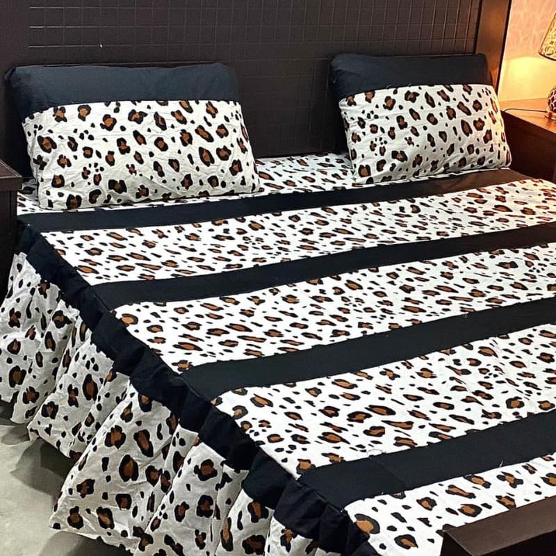 PATCHWORK FRILL BED SHEETS