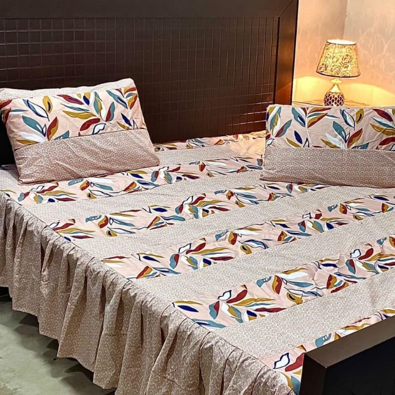 PATCHWORK FRILL BED SHEETS