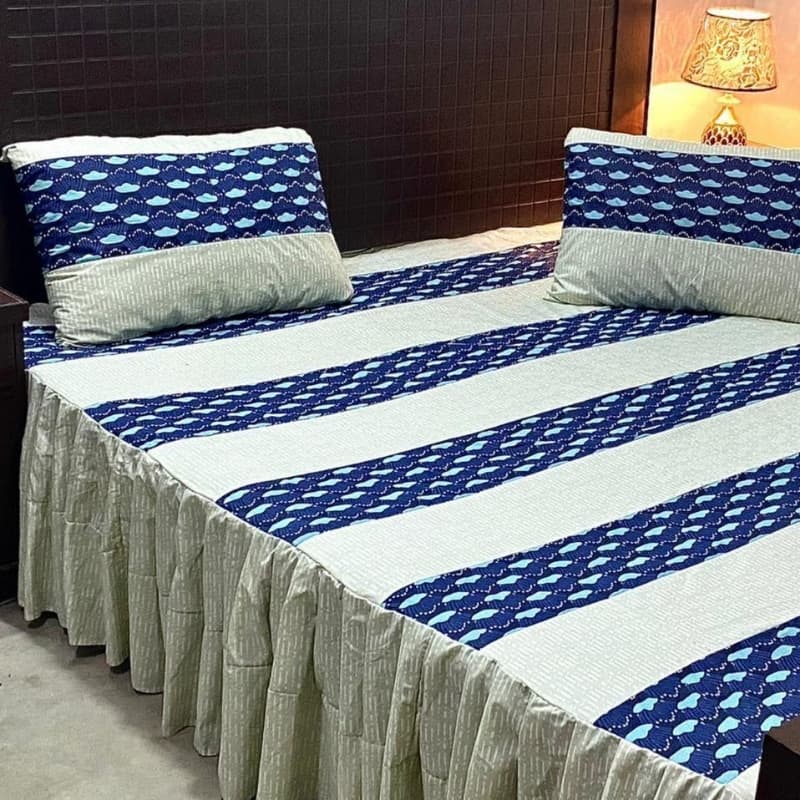 PATCHWORK FRILL BED SHEETS
