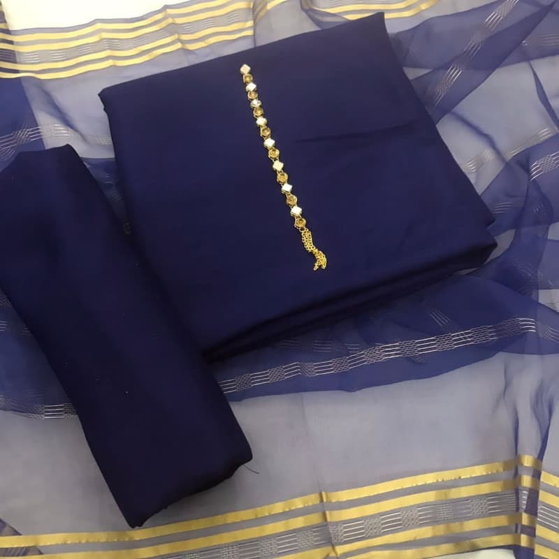 UNSTICHED 3 PIECE DRESS