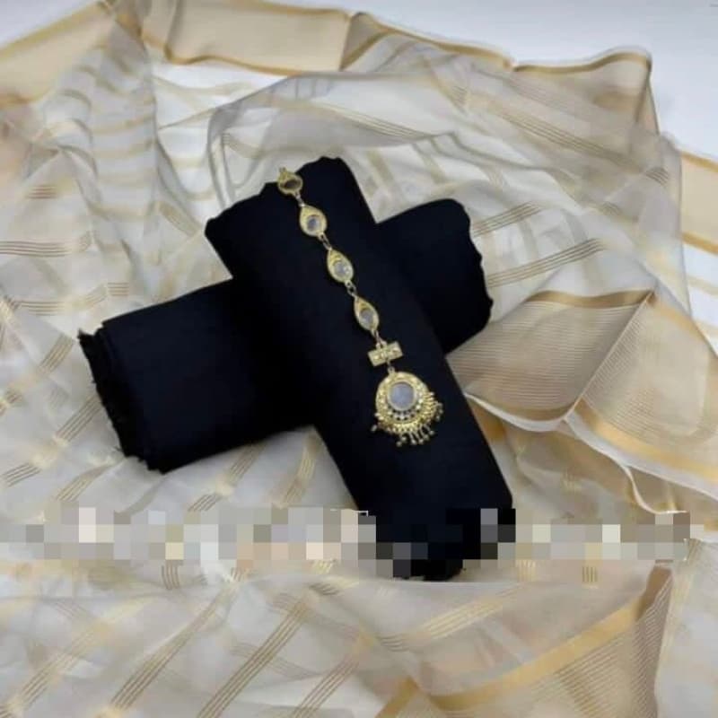 UNSTICHED 3 PIECE DRESS