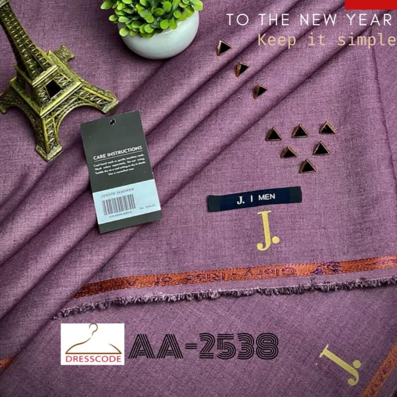 J. Men's unstitched Fabric