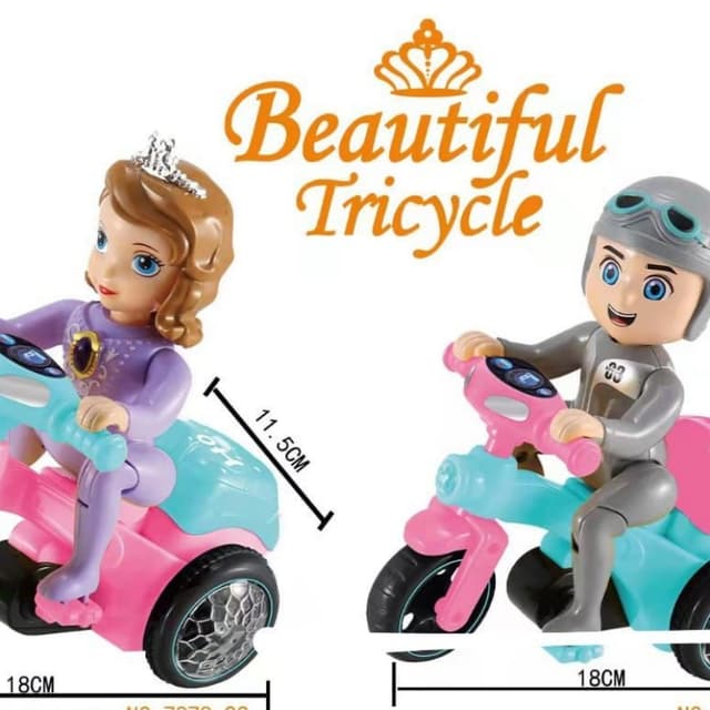 Electric Tricycle* Girl and Boy