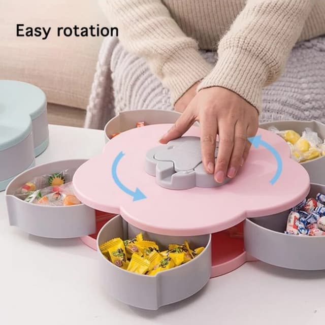 Rotating Petal Candy Box