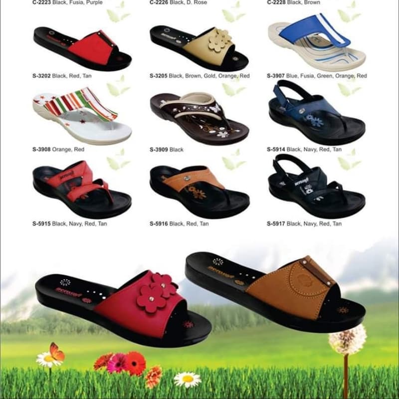 AeroSoft Ladies Slippers Stylish With Different Colour & Design