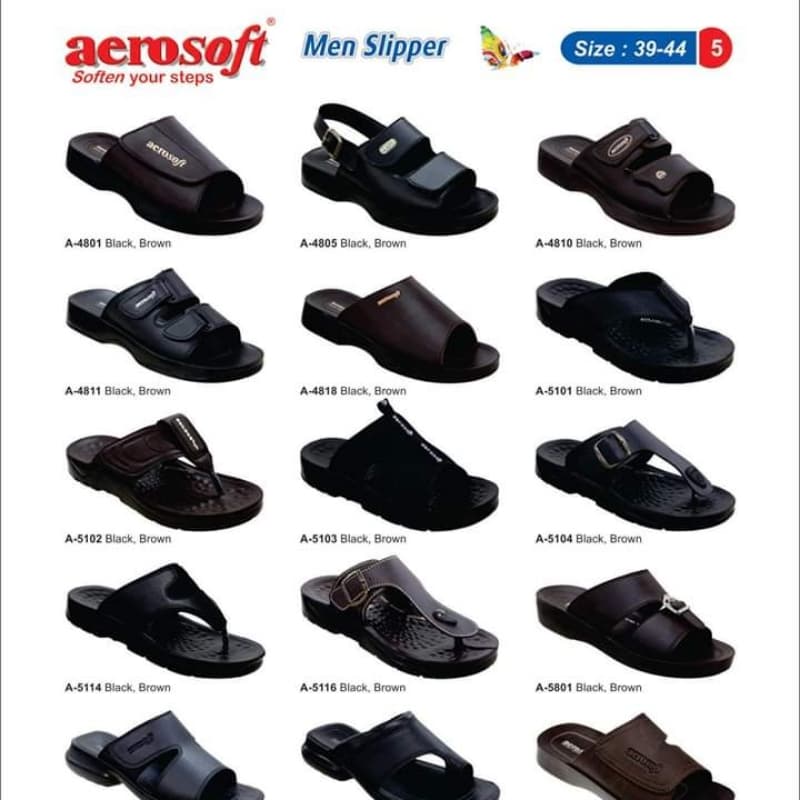 AeroSoft Men's Comfort Slippers With Different Color & Design